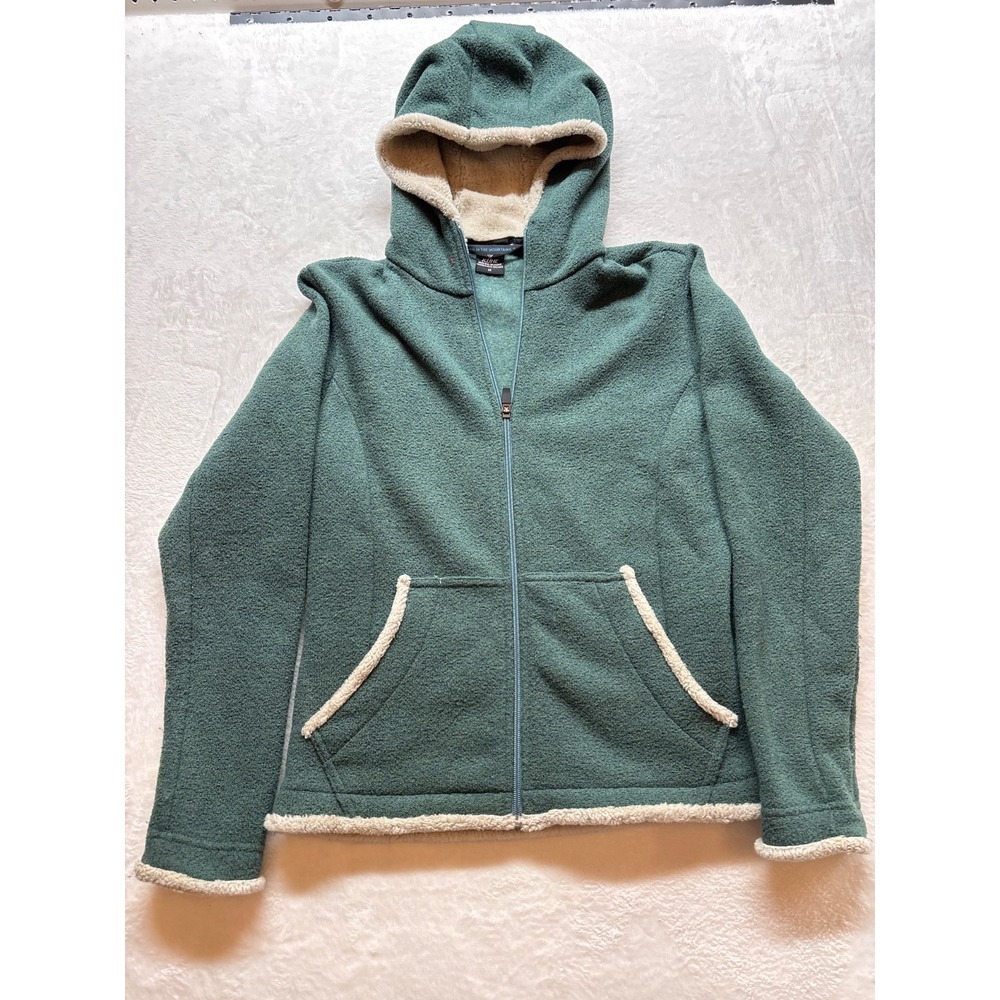 Kuhl‎ Hoodie Womens Medium Green Full Zip No-Zip Pockets